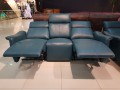 Кожаный Диван Анголо зеленый (Реклайнеры) изображение
